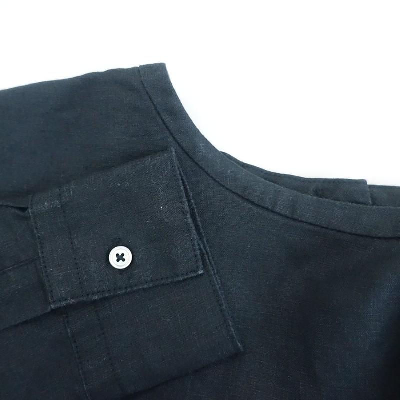 かぐれ 【2024SS/定価1.5万】かぐれ kagure *リネンクルーネックプル