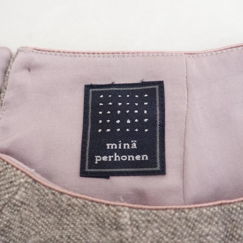 mina perhonen（ミナペルホネン） *pebble 刺しゅうワンピース*40
