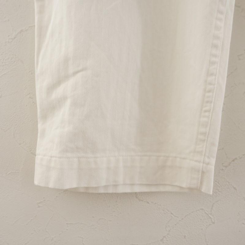 chimala チマラ　ヘリンボーン　カーゴパンツ　Mサイズ　オフホワイト chimala（チマラ） *コットンヘリンボーンイージーパンツ*Mボトムス綿