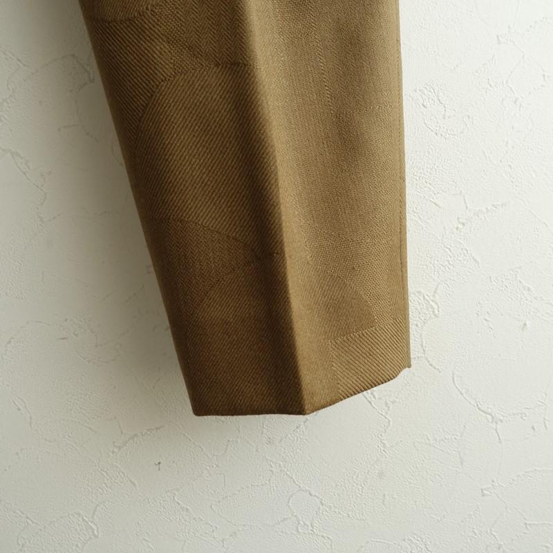 【2024AW/美品/定価6.3万】ミナペルホネン mina perhonen *river bed タックパンツ*36ボトムステーパード(1-2512-89)【50A62】の画像