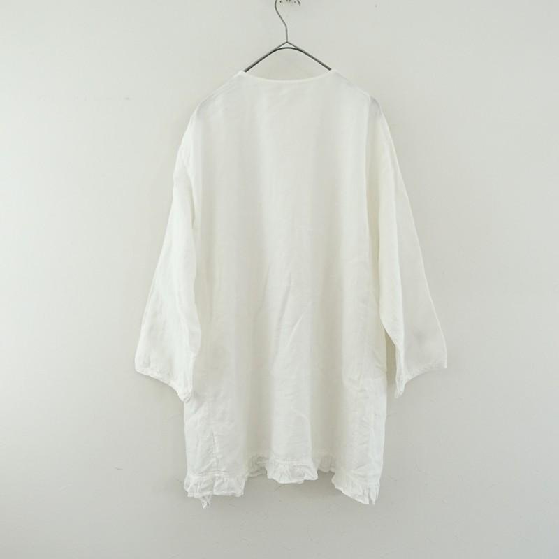 nest Robe（ネストローブ） *リネン近江晒しプチフリルチュニック*F