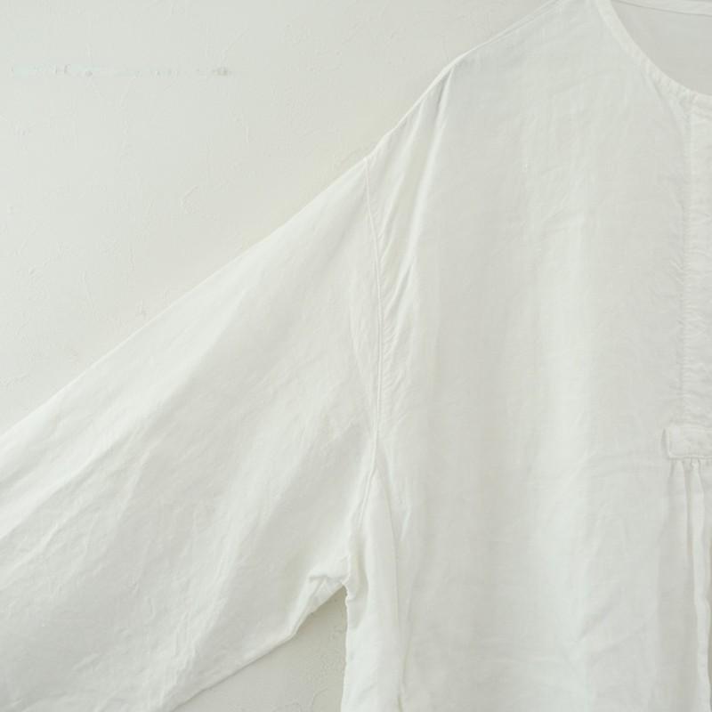 nest Robe（ネストローブ） *リネン近江晒しプチフリルチュニック*F