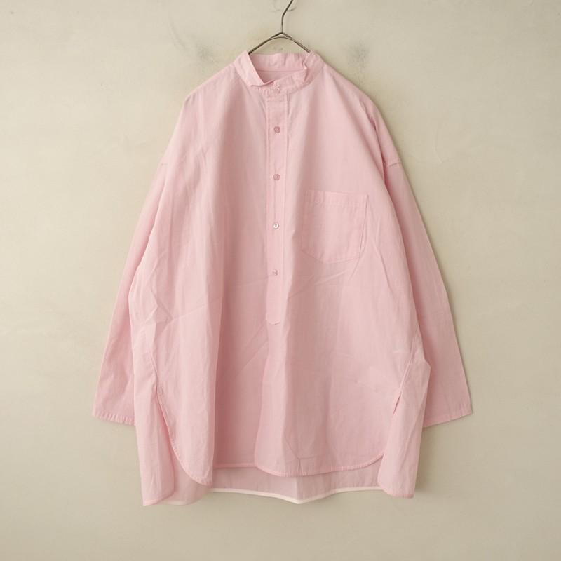 TICCA（ティッカ） *コットンスタンドカラーロングシャツ*Fチュニック