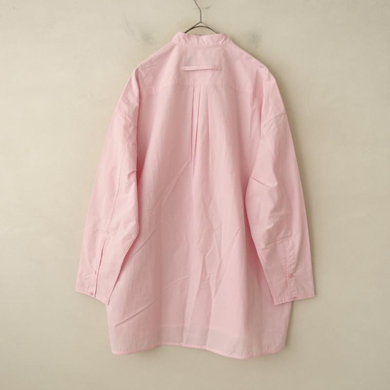 TICCA（ティッカ） *コットンスタンドカラーロングシャツ*Fチュニック