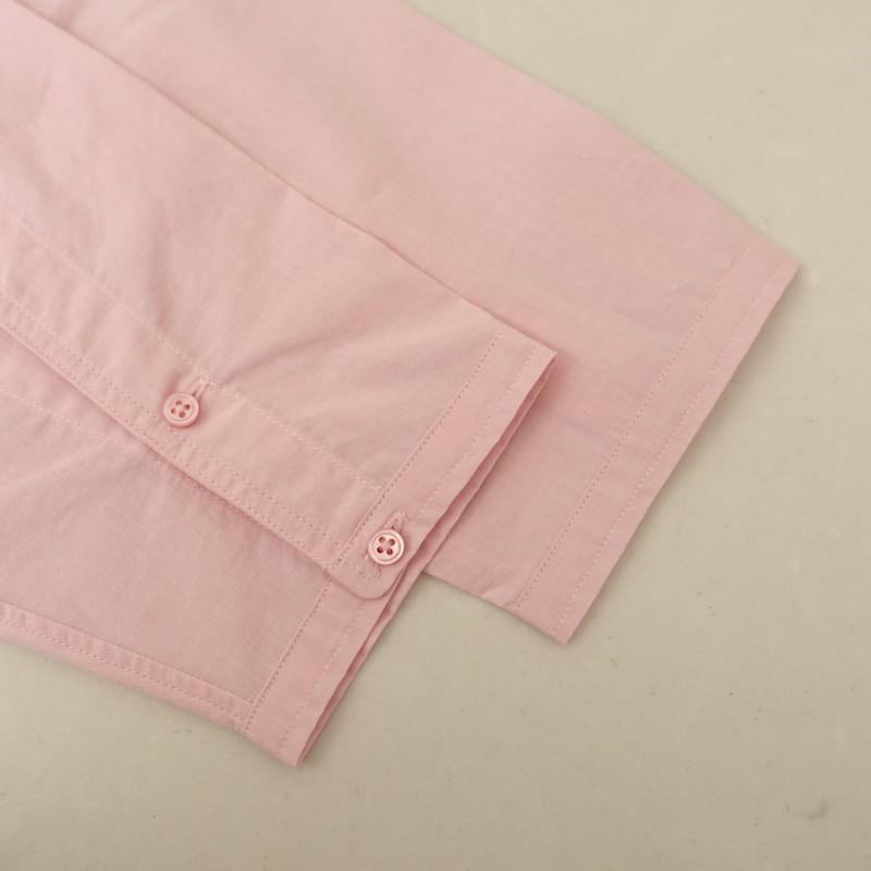 TICCA（ティッカ） *コットンスタンドカラーロングシャツ*Fチュニック