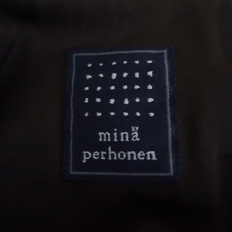 mina perhonen（ミナペルホネン） *lyric 刺しゅうウールワンピース*38
