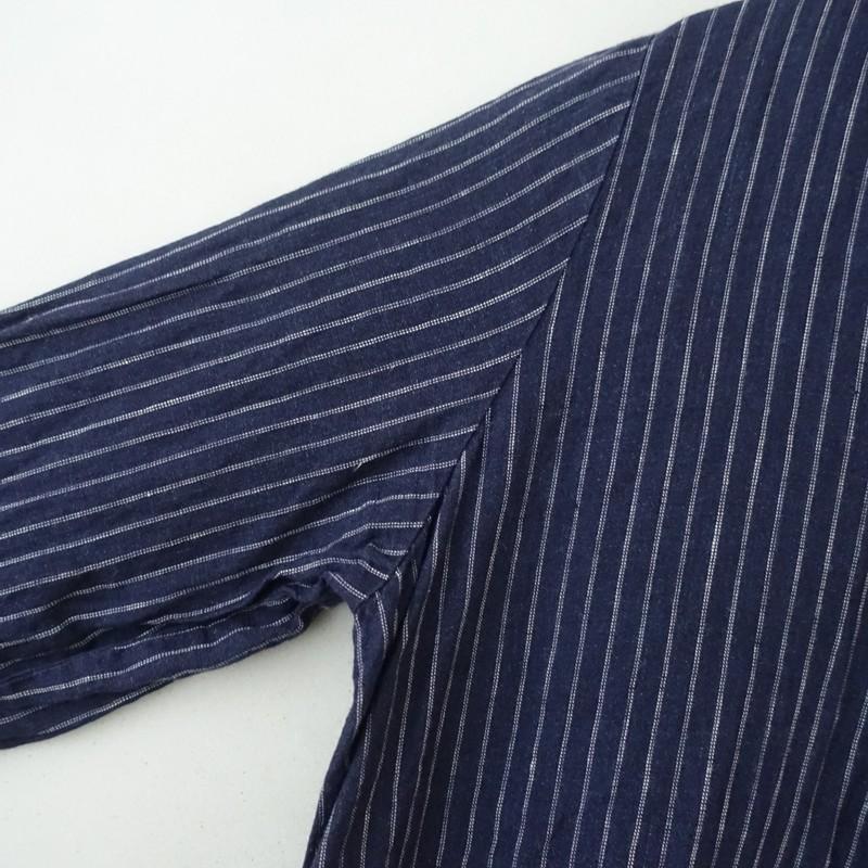 フォグリネンワーク fog linen work *リネンストライプシャツ