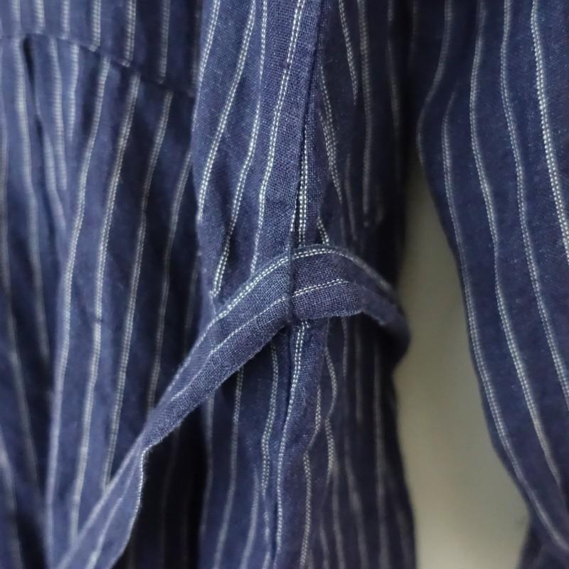 フォグリネンワーク fog linen work *リネンストライプシャツ