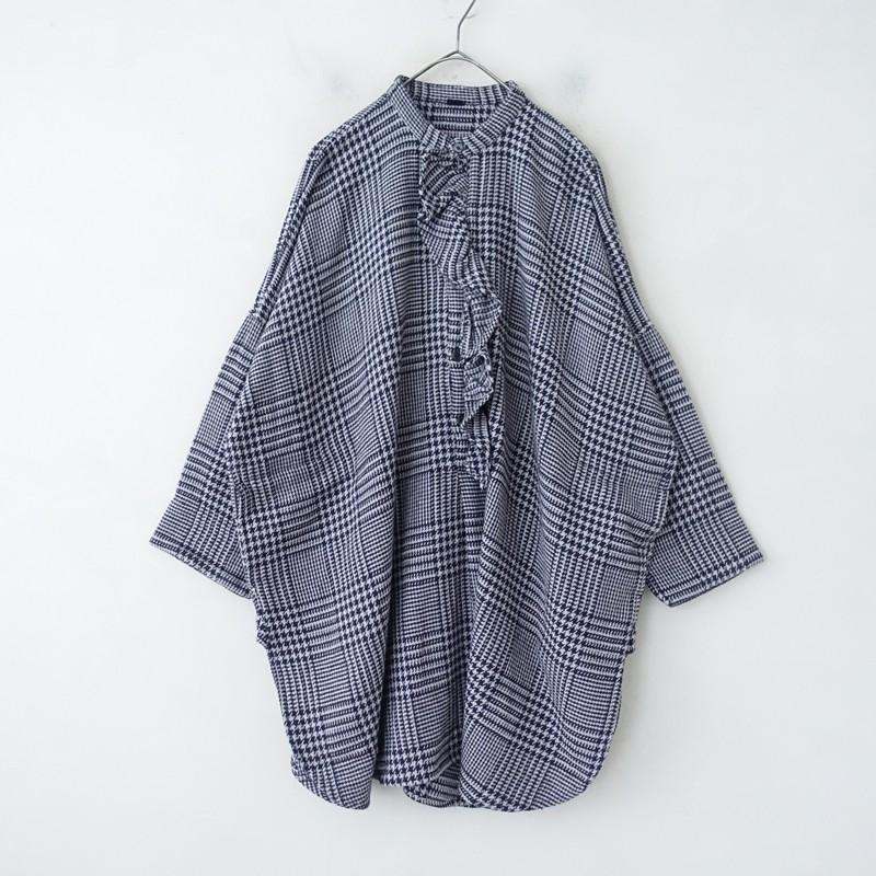 45アールピーエム R45RPM *いろいろインドのフリルチュニック*ドロップ