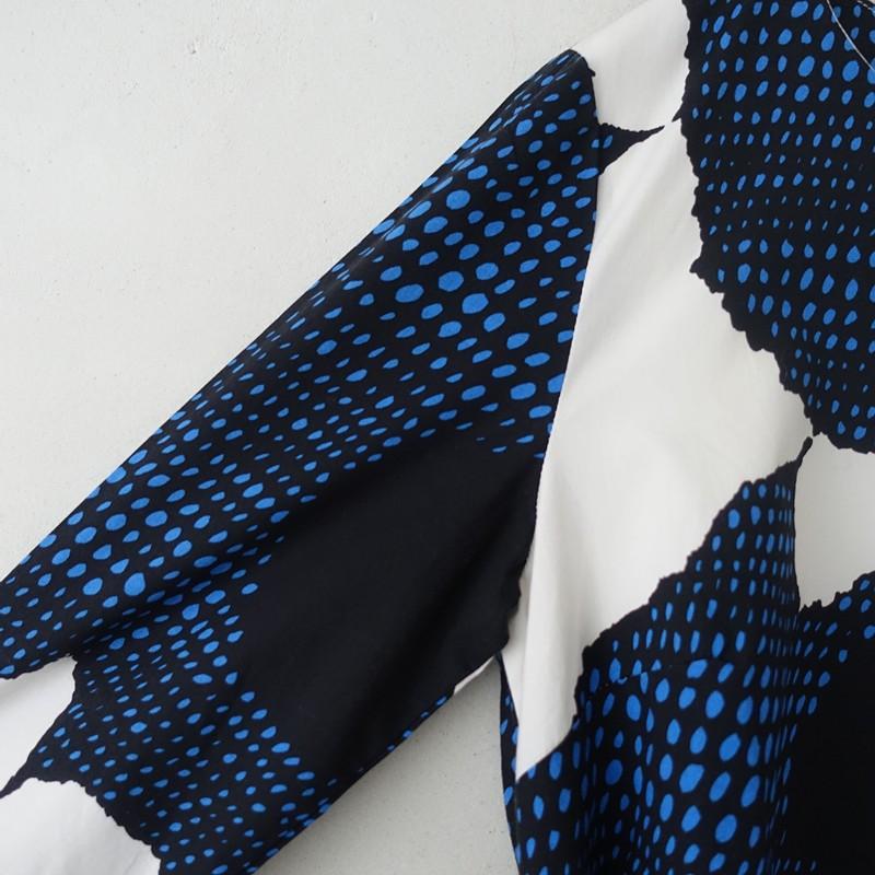 マリメッコ marimekko *HIMAWARI BIAK DRESS コットン混ワンピース*36