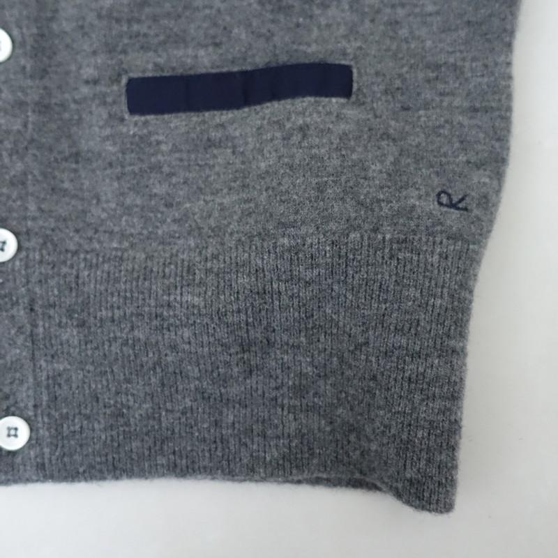 45アールピーエム R45RPM *ウールクルーネックカーディガン*2ニット