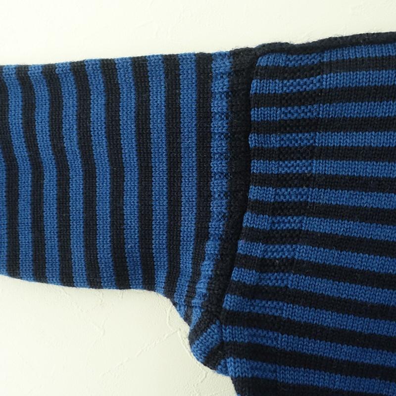 Le Tricoteur（ルトリコチュール） *ボーダーガンジーセーター*ニット