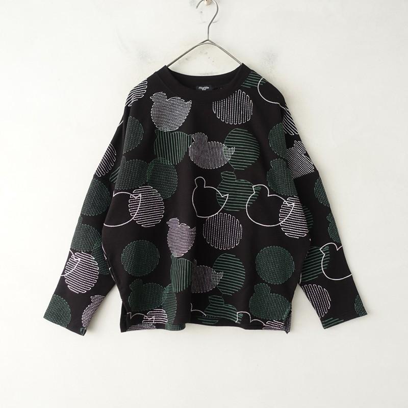 marble SUD（マーブルシュッド） *刺しゅう入りカットソー*プル