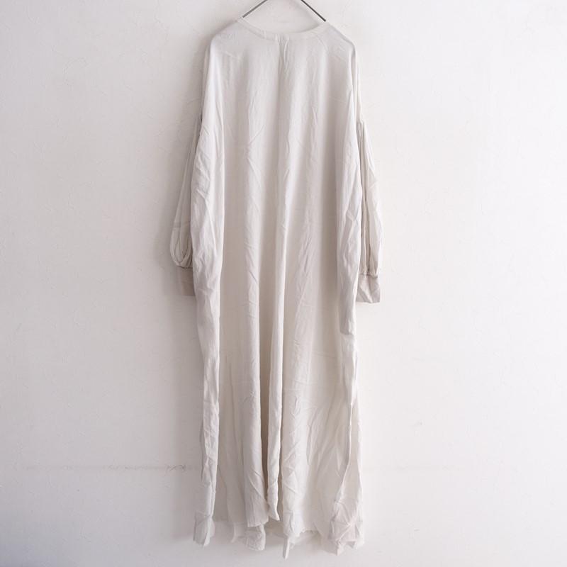 エミックエティック emic:etic *コットンシルク薄手ロングワンピース 