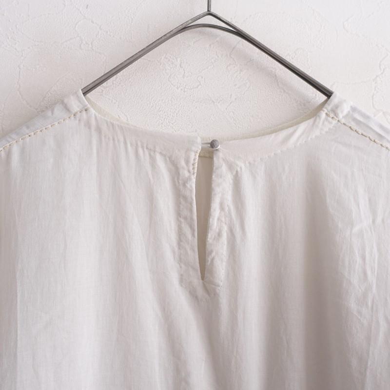 エミックエティック emic:etic *コットンシルク薄手ロングワンピース
