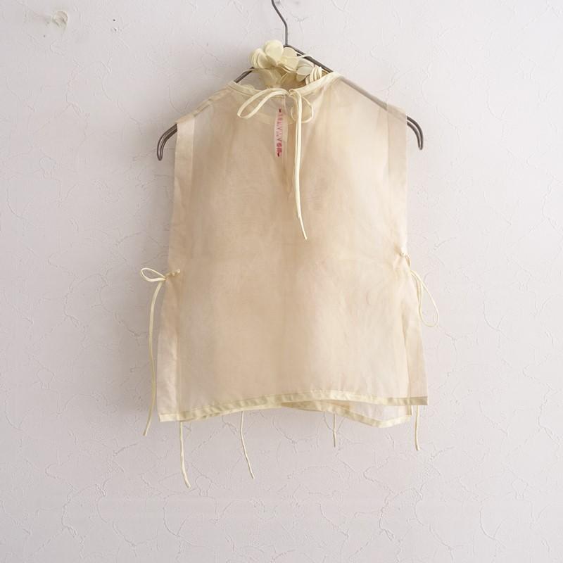 TOWAVASE 【定価6.4万】トワヴァーズ *Tablier Silk Organdie