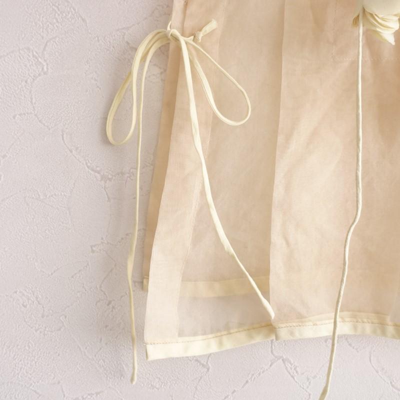 TOWAVASE 【定価6.4万】トワヴァーズ *Tablier Silk Organdie