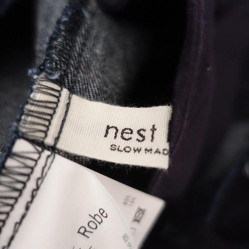 専用ですnest Robe UpcycleLino デニム サスペンダー パンツ nest Robe（ネストローブ） 【定価3.1万】ネストローブ アップサイクル