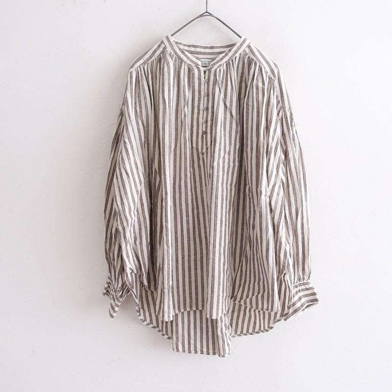 Hug o war（ハグオーワー） *コットンリネンラミーマルチストライプ