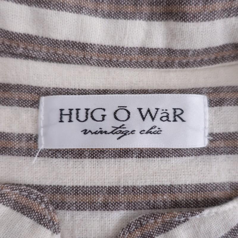 Hug o war（ハグオーワー） *コットンリネンラミーマルチストライプ