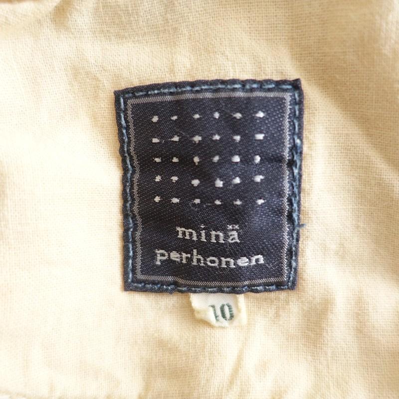 mina perhonen（ミナペルホネン） *always コットンリネンデニムパンツ