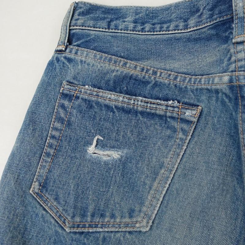 chimala（チマラ） *ダメージ加工コットンデニムパンツ*26ジーンズ