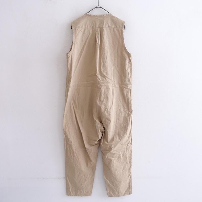LULU ルル *オールインワンパンツ*ベージュサロペットパンツlulu works