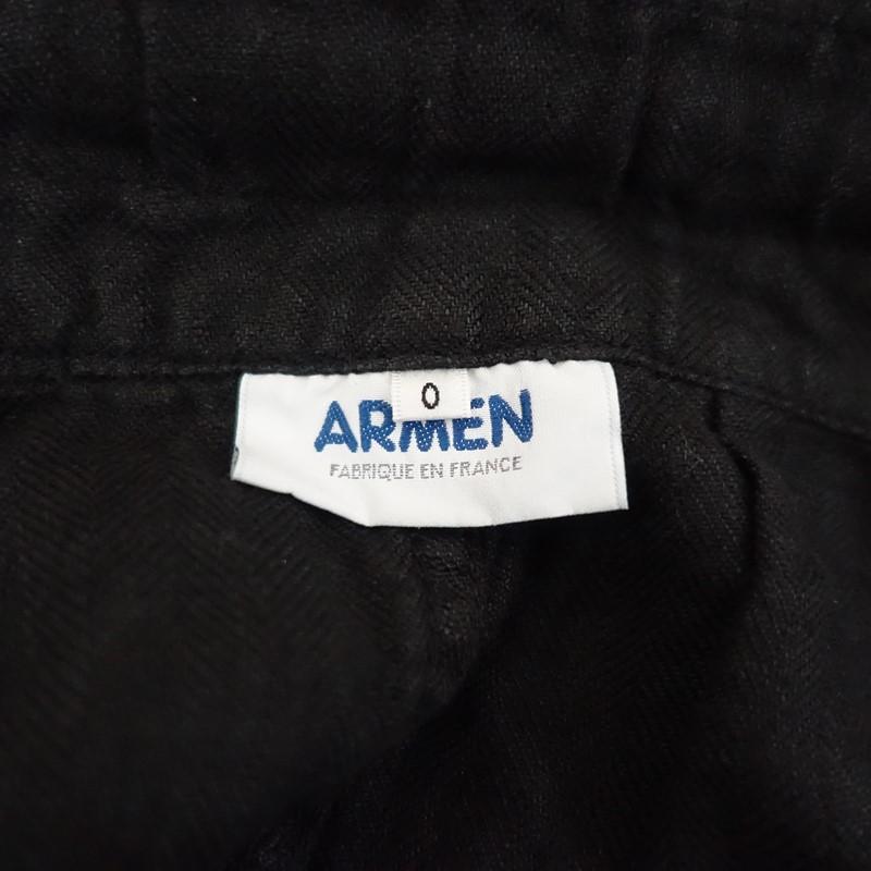 ARMEN（アーメン） *リネンヘリンボーンジャンパースカート*0エプロン 