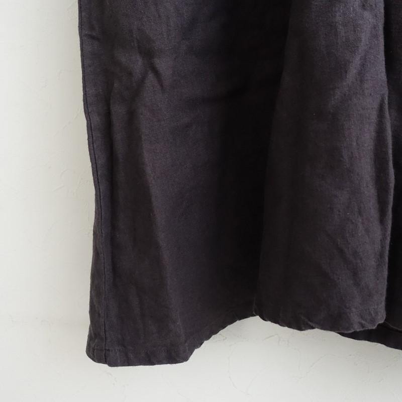 nest Robe（ネストローブ） *ショールカラーリネンAラインワンピース*F