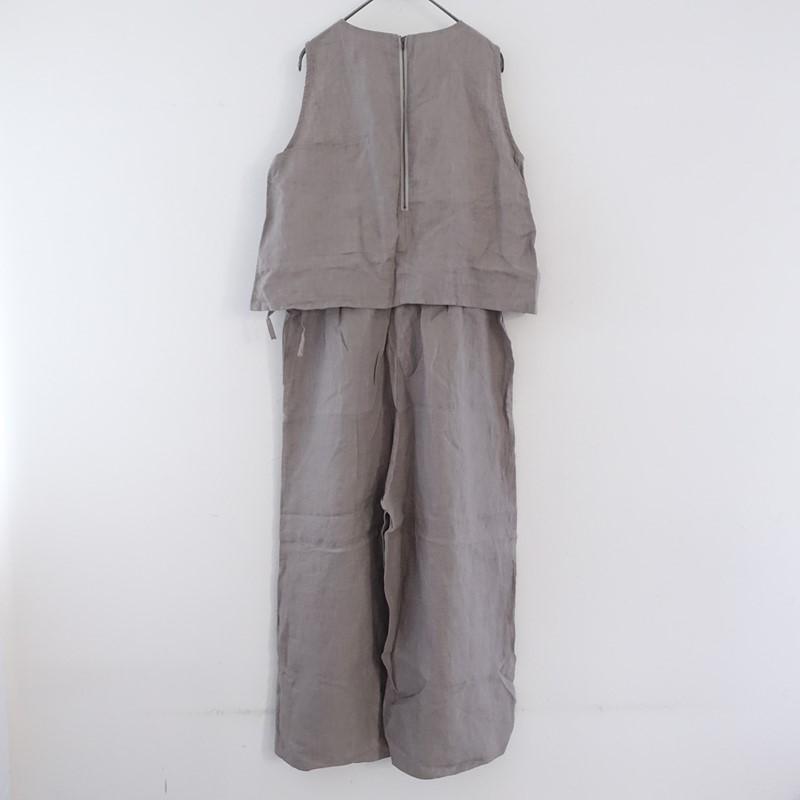 美品】ブルーウィロー blue willow *リネンオールインワンパンツ 