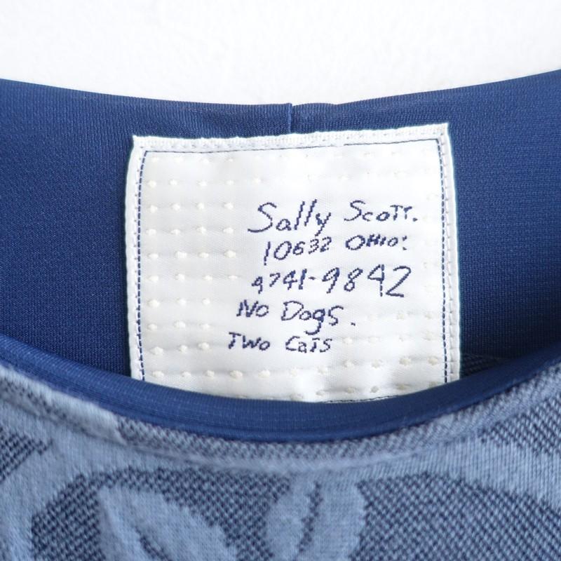 Sally Scott（サリースコット） *花柄ジャージ半袖ワンピース*Mドレス