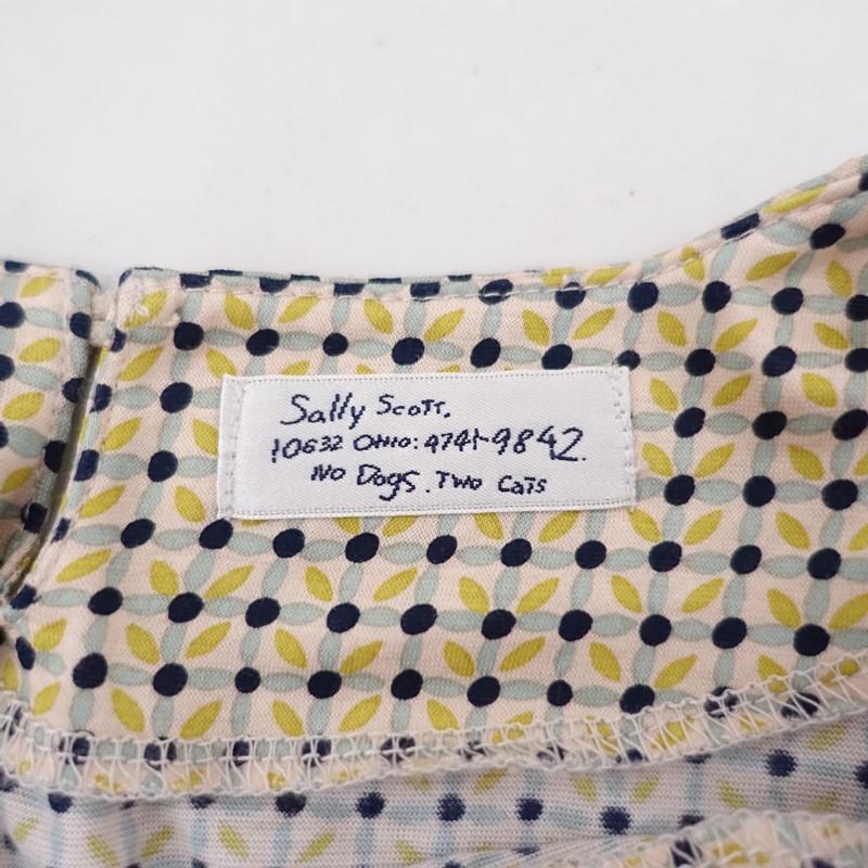Sally Scott（サリースコット） *コットン総柄プリント半袖Tシャツ*M 