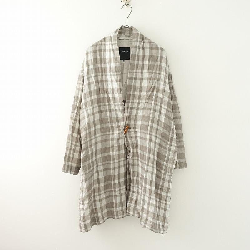 【新品】パドカレ pas de calaisリネンコート　ベージュ（SI20） pas de calais（パドカレ） 【定価5.3万】パドカレ *3WAYアイリッシュ