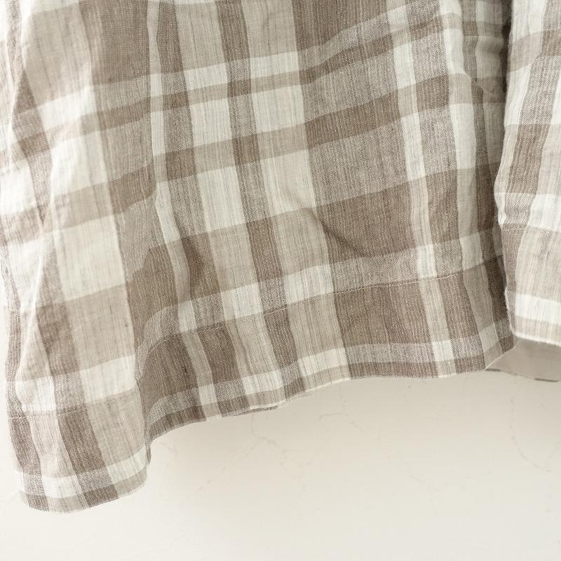 pas de calais（パドカレ） *コットンリネンコート*36綿麻ベージュ