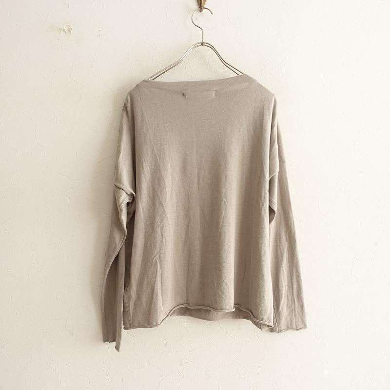 evam eva / エヴァムエヴァ | boat neck pullover プルオーバーニット | ベージュ | レディース evam eva - evam eva / エヴァムエヴァ | boat neck pullover プル