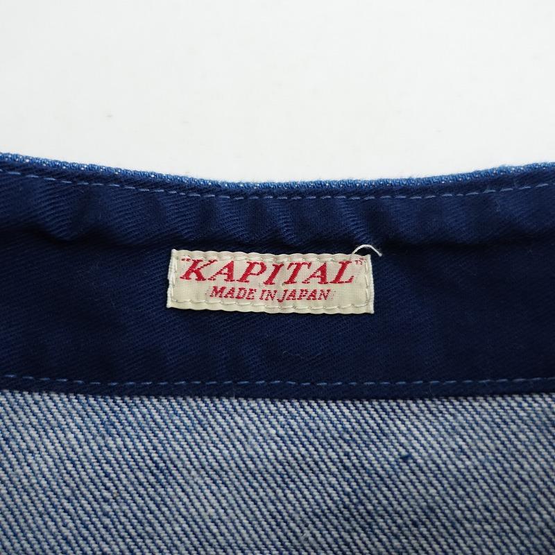 KAPITAL //キャピタル *11.5ozデニムハイウエストモラパンツ*0