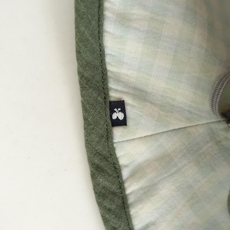 mina perhonen（ミナペルホネン） *choucho帽子*刺しゅうモスグリーン