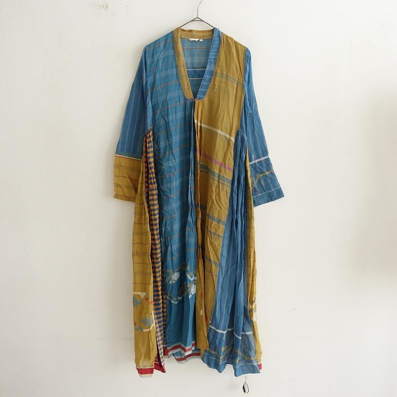 定価4.7万】インジリ injiri *プリントオープンドレス*Mカディコットン  