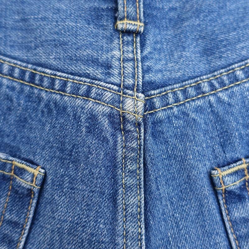 SINME シンメ *ダメージ加工セルビッチデニムパンツ*30ウォッシュ 