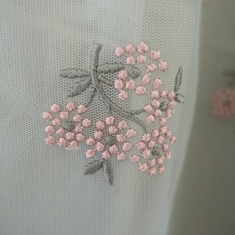 刺繍ブラウス ネセセア 店舗 ネセセア nesessaire チュールエンブロイ