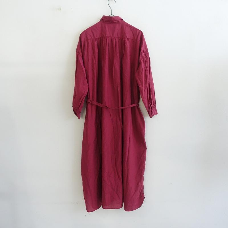 【美品】メゾンドソイル　ふんわりコットンシルクシャツワンピース　長袖　裏地付き maison de soil（メゾンドソイル） *コットンシルクシャツワンピース*2