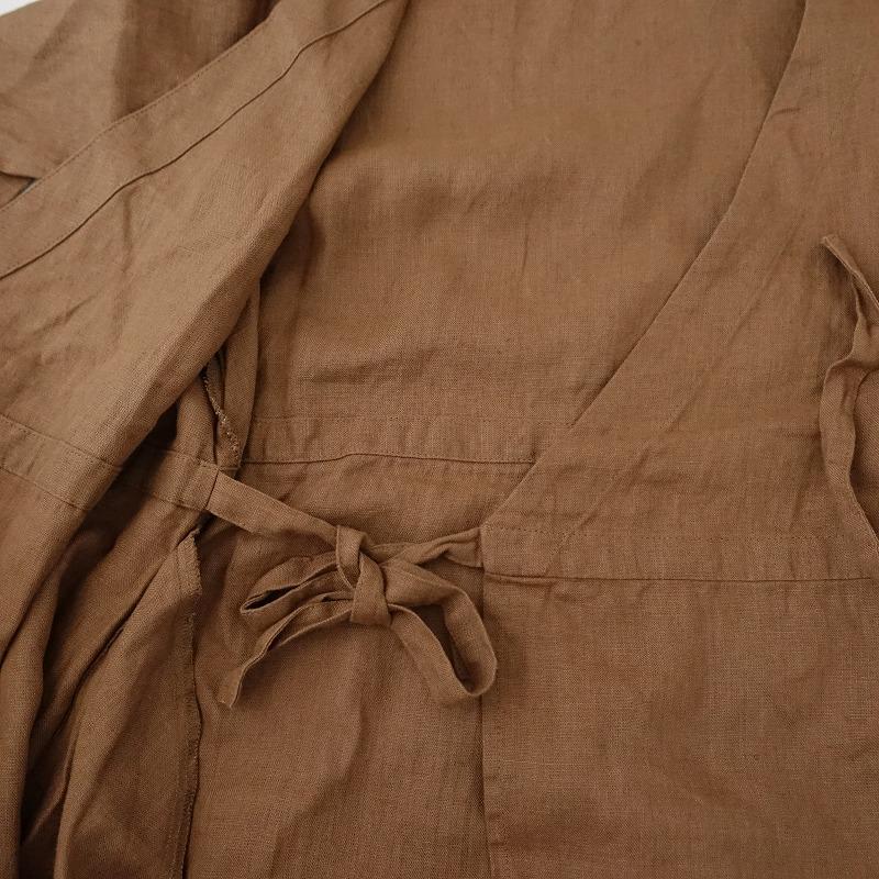 fog linen work フォグリネンワーク *リネンラップワンピース 