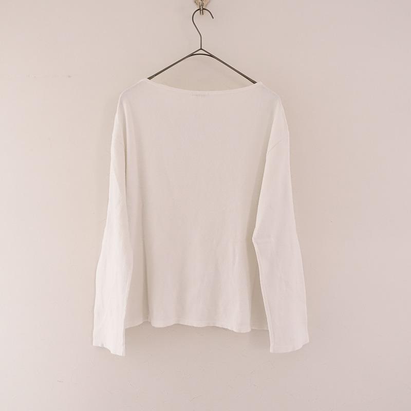 リノ LENO *パイル地カットソープルオーバー*1コットンホワイトボート