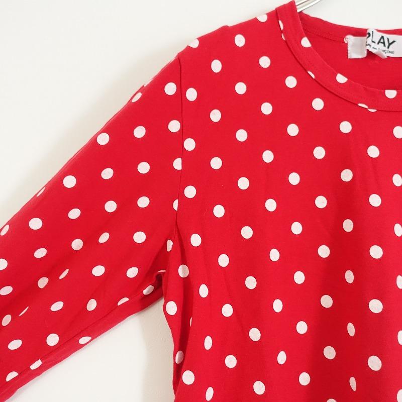 定価1.3万】コムデギャルソン PLAY COMME des GARCONS*ドットプリント