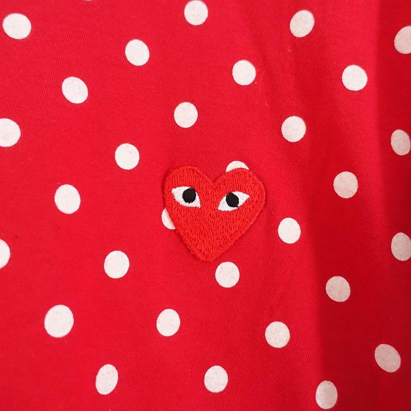 定価1.3万】コムデギャルソン PLAY COMME des GARCONS*ドットプリント