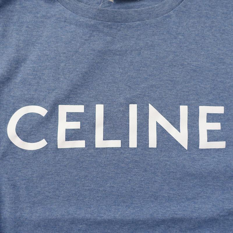 セリーヌ CELINE *ルーズフィットロゴプリントTシャツ*XXSライト セリーヌ CELINE *ルーズフィットロゴプリントTシャツ*XXSライト