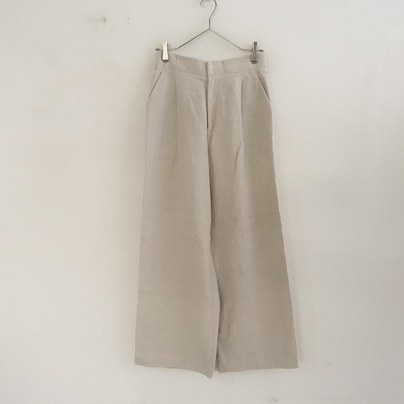 BABYLONE //【定価2万】バビロン BABYLONE*キャンバスリネンパンツ*38 