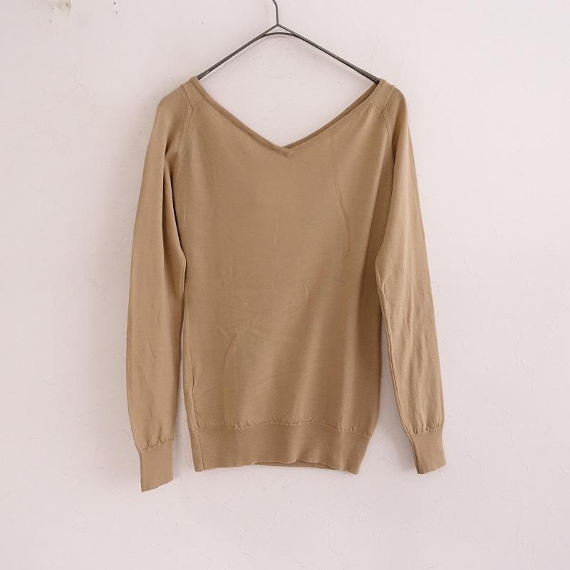 JOHN SMEDLEY（ジョンスメドレー） *ウールハイゲージニット前後V 