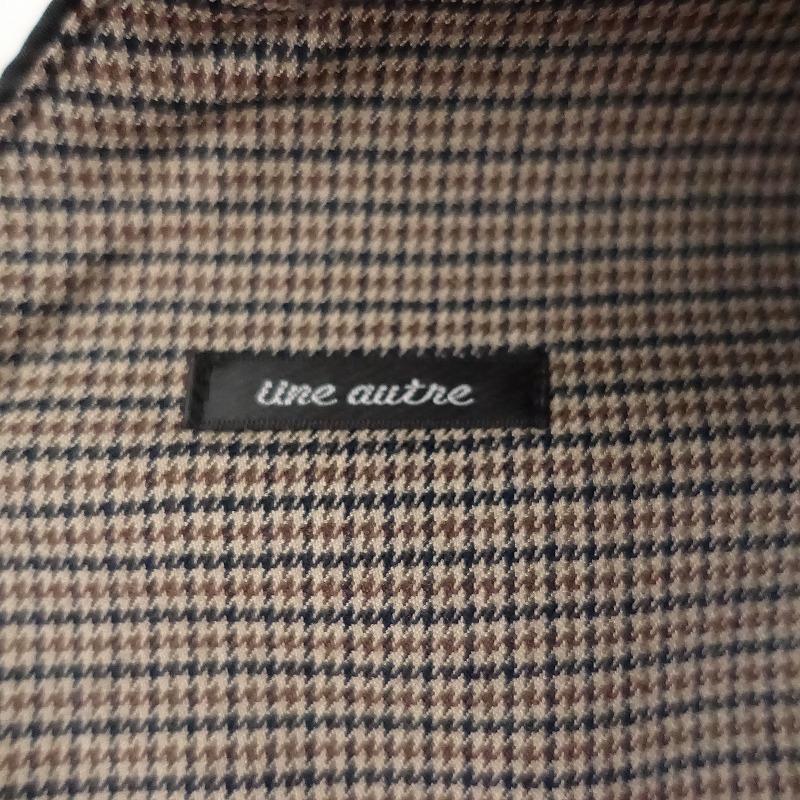 ユノートル　ジャンバースカート　ワンピース　チェックスカート une autre //ユノートル *ガンクラブチェックジャンパースカート