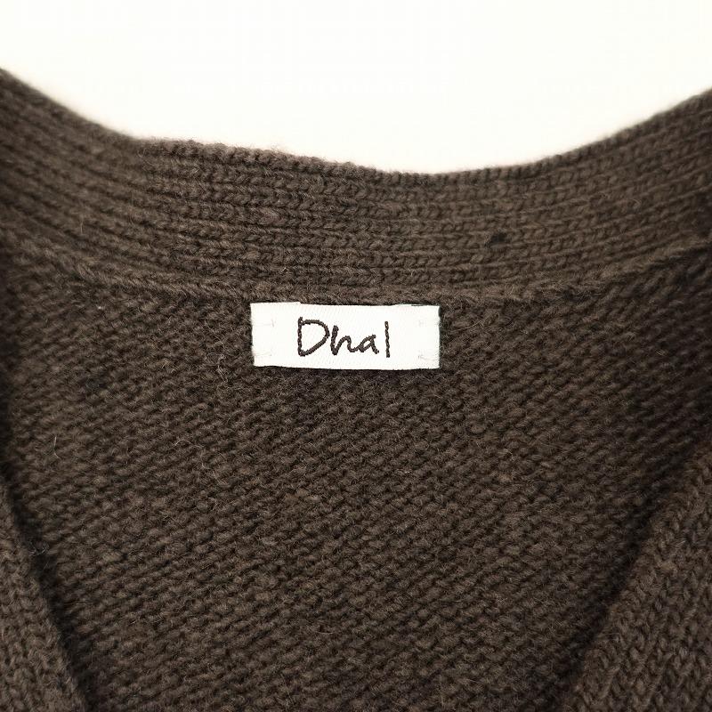 ダル Dhal *1/10 original Wool Top Cardigan*SニットVネック